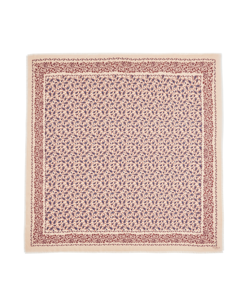 Paisley Folk Caramel Square Scarf