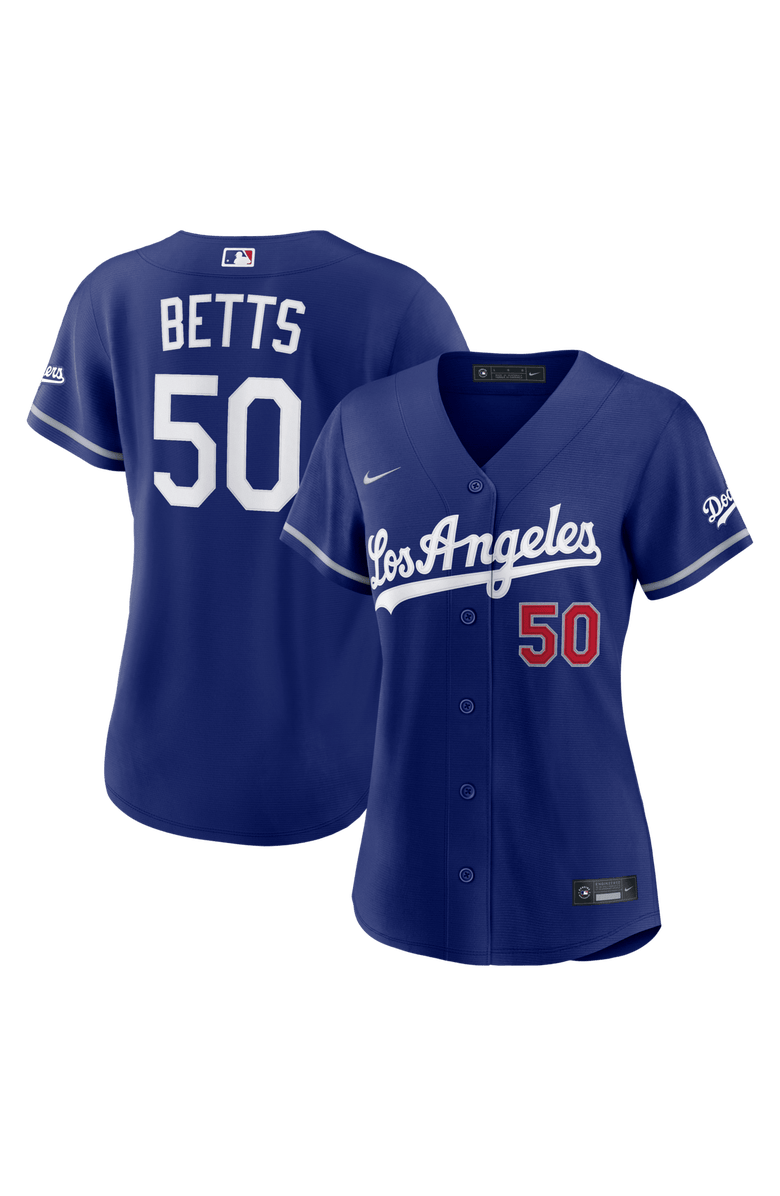 Nike Women's Nike Mookie Betts Royal Los Angeles Dodgers Alternate Stadium Jersey, Main, color, Deep Royal