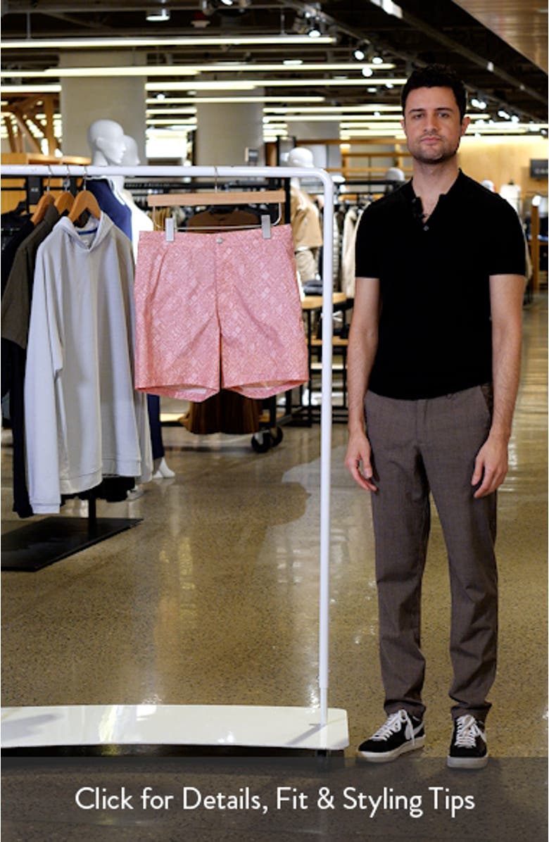 Crown Crafted Mosaic Swim Trunks, sales video thumbnail