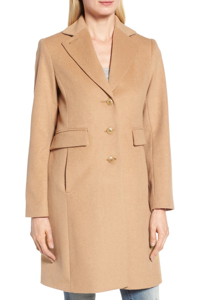 Walking Coat, Alternate, color, CREAMY CAMEL