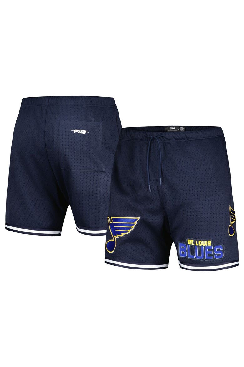 Men's Pro Standard Navy St. Louis Blues Classic Mesh Shorts, Main, color, Navy