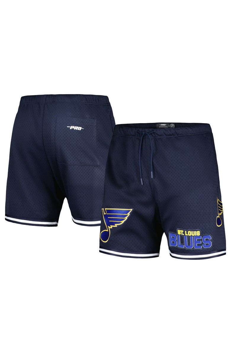 PRO STANDARD Men's Pro Standard Navy St. Louis Blues Classic Mesh Shorts, Main, color, Navy