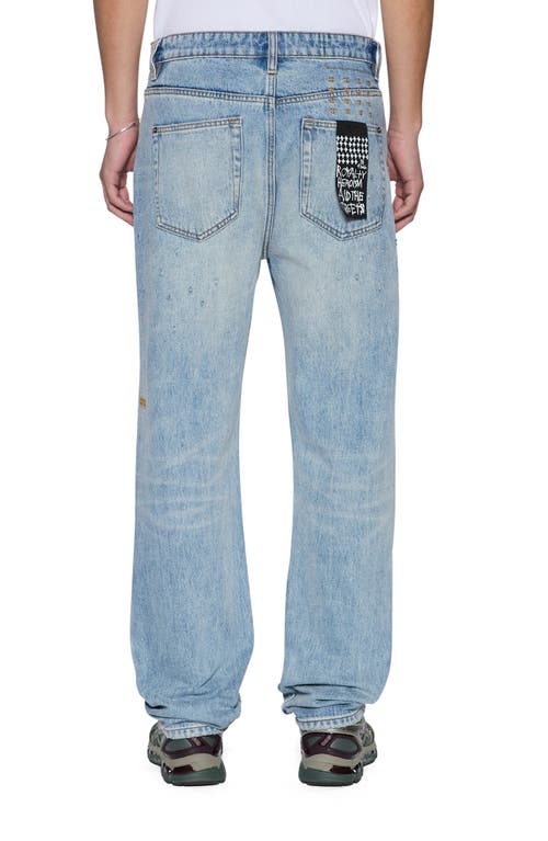 Ksubi Hazlow Manhattan Straight Leg Jeans In Blue