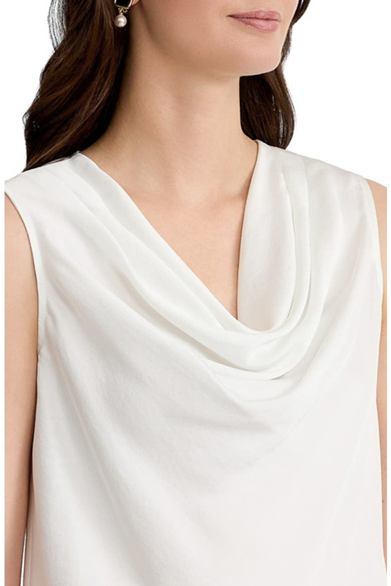 Cowl Neck Sleeveless Top, Alternate, color, VANILLA ICE