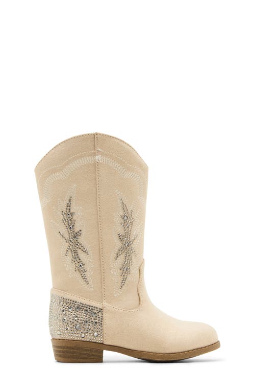 Steve Madden Kids' Tyeehah Western Boot In Sand