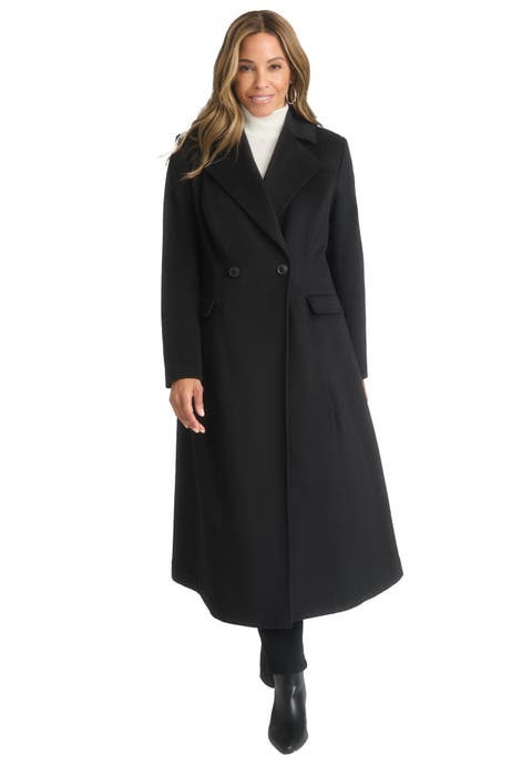 Trapeze Wool-Blend Coat (Plus Available)