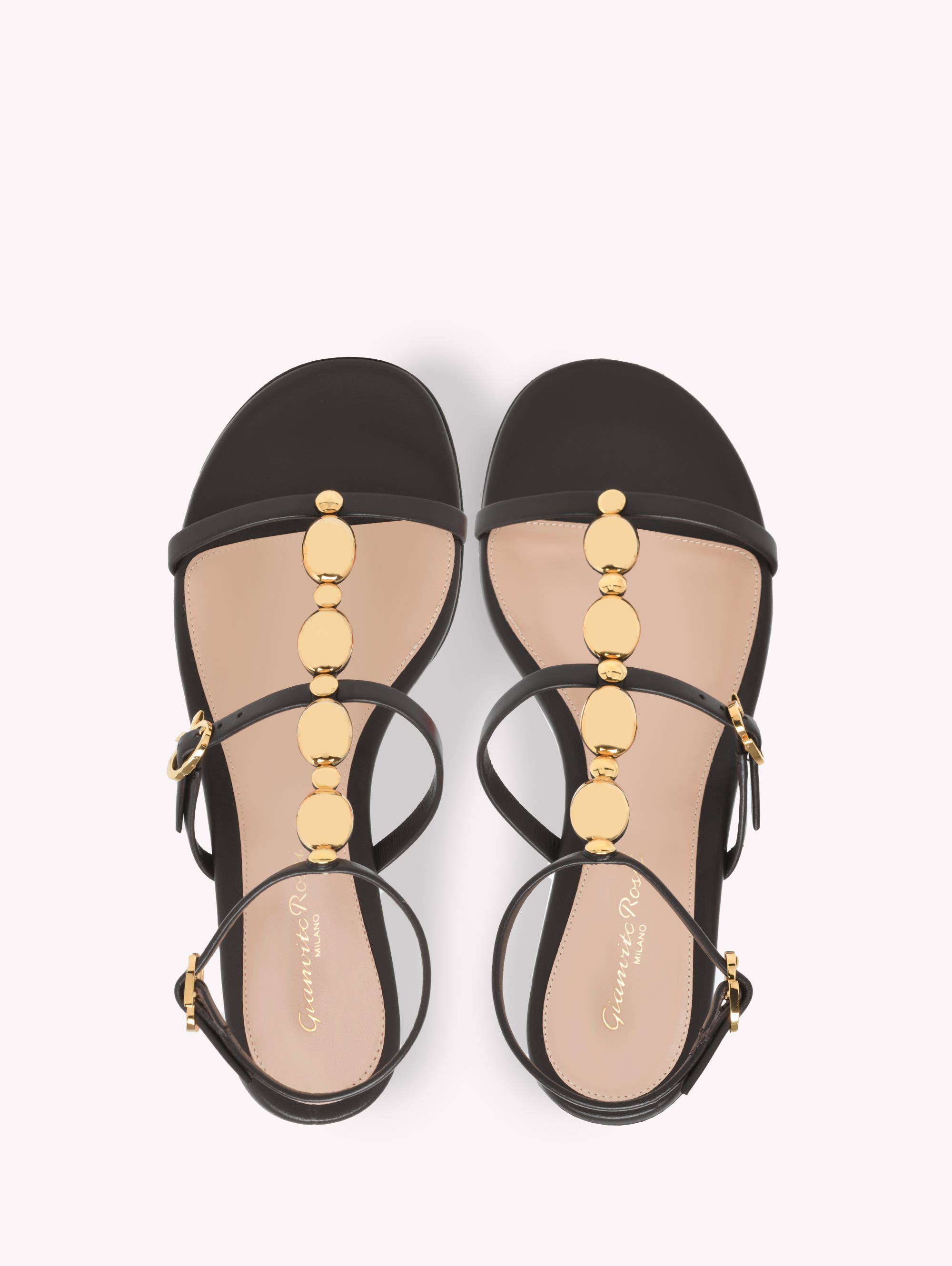 Gianvito Rossi Kalinda Flat Sandals, Alternate, color, 