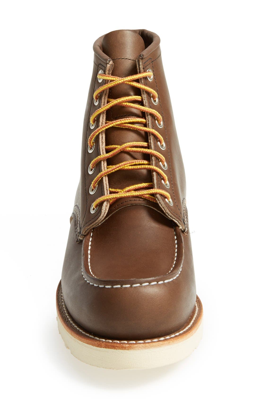 Moc Toe Boot, Alternate, color, DARK CHOCOLATE