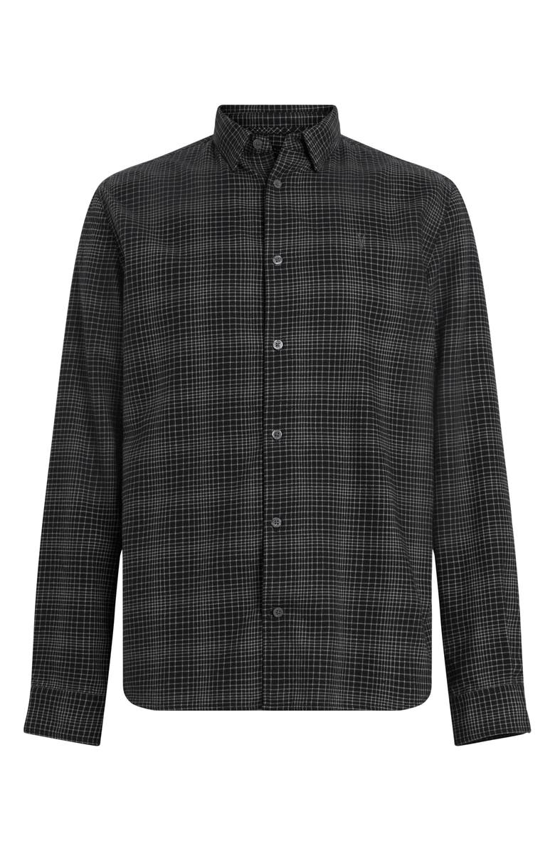 AllSaints Tucker Check Button-Up Shirt, Alternate, color, 