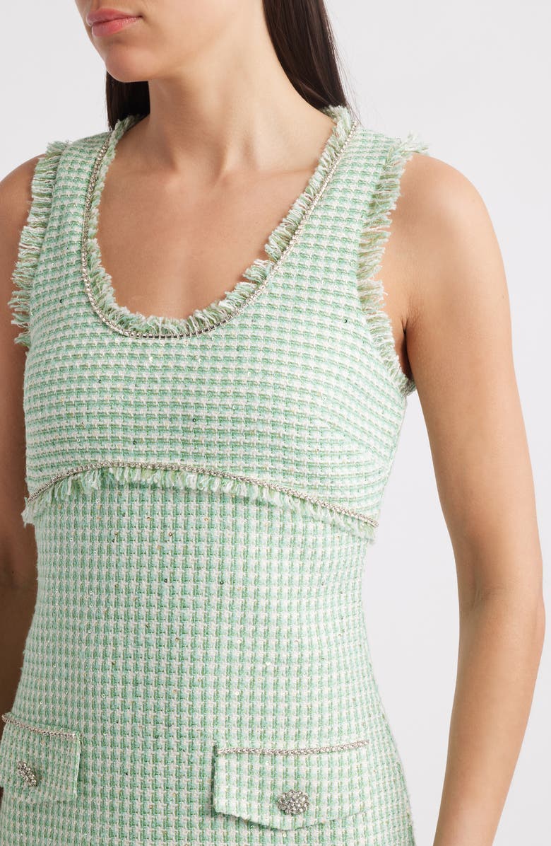 LIKELY Camden Fray Tweed Minidress, Alternate, color, 