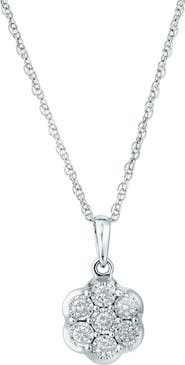 EFFY Sterling Silver Diamond Pendant Necklace