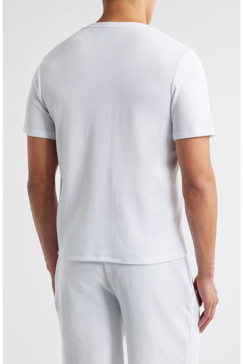 Waffle Knit Lounge T-Shirt, Alternate, color, WHITE