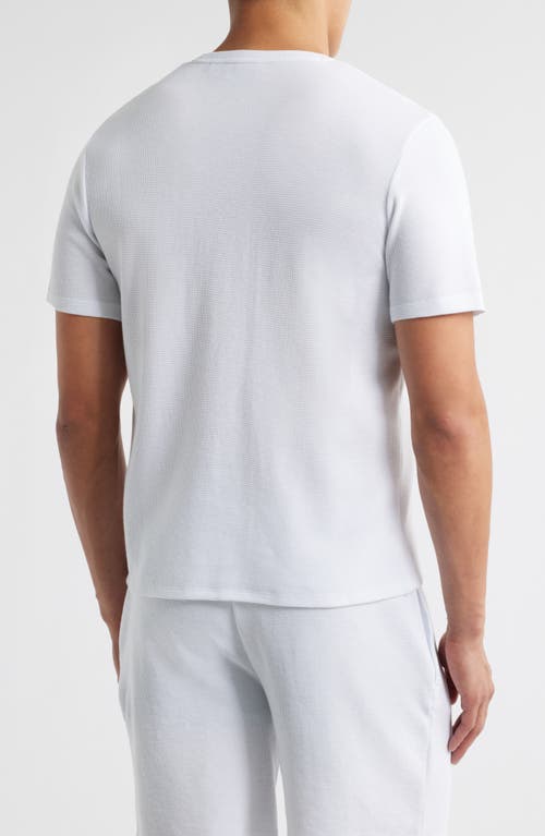 Hugo Boss Cotton-terry T-shirt With Embroidered Logo In White