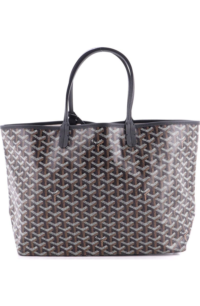 Pre-Owned Goyard Saint Louis Tote Coated Canvas PM, Alternate, color, Black