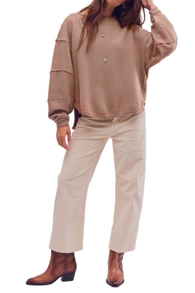 Total Eclipse Oversize T-Shirt, Alternate, color, DUTCH COCOA