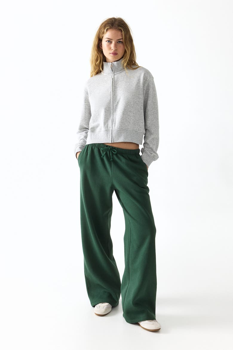 Wide Joggers, Main, color, Green