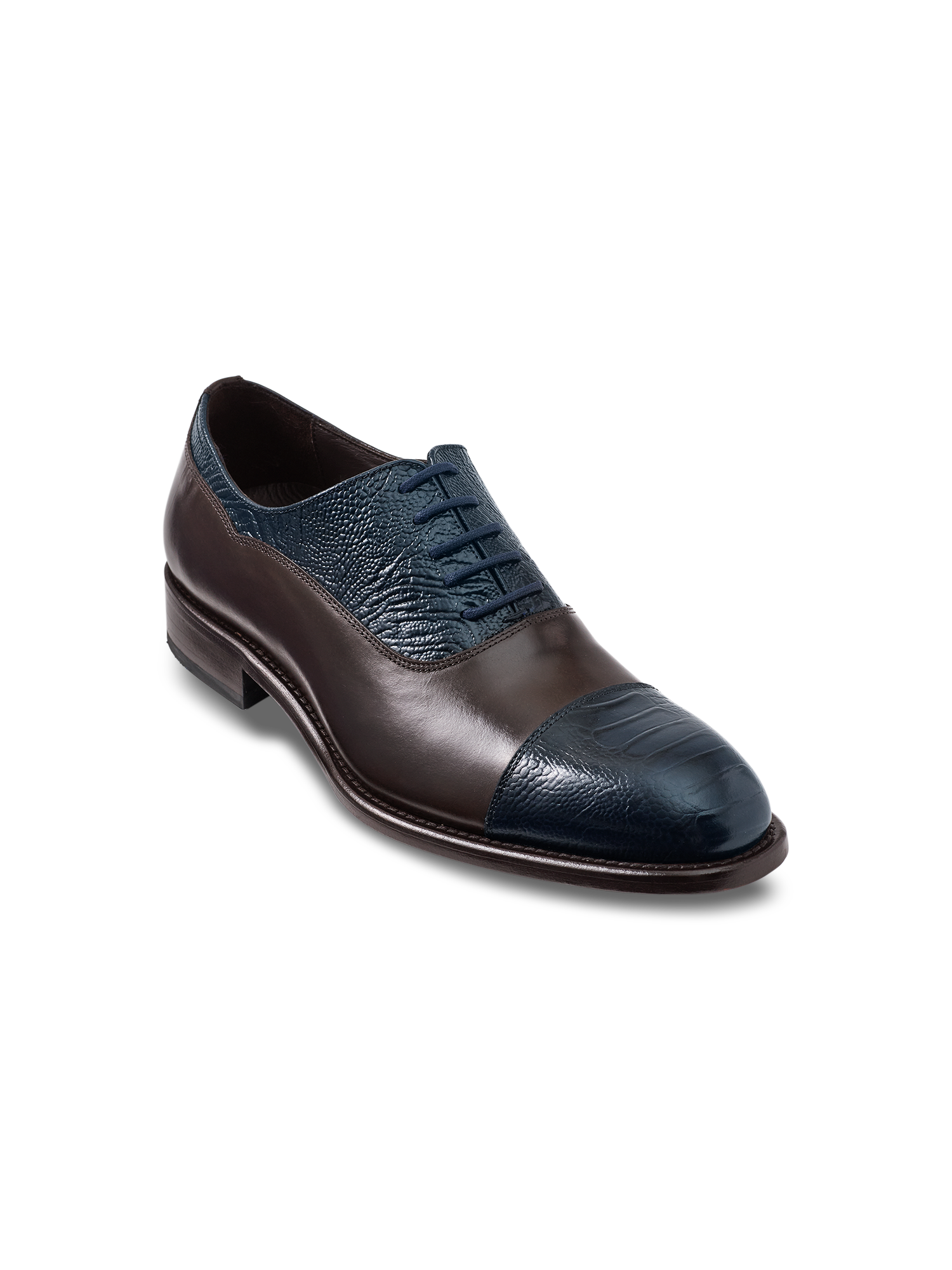 Brandan Oxford, Main, color, Navy/Brown
