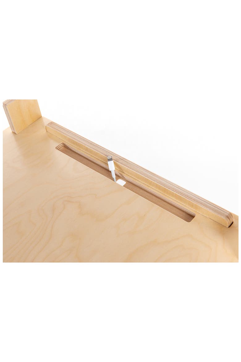Allstand Adjustable Desk Stand, Alternate, color, BIRCH