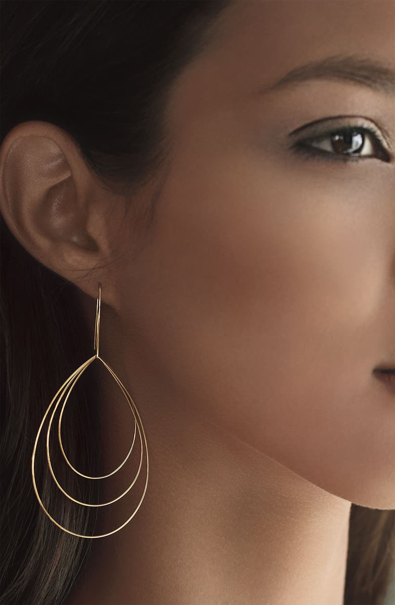 LANA Jewelry Large Triple Teardrop Earrings, Alternate, color,