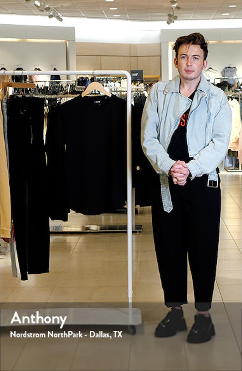 AO Curve Hem Cotton Blend T-Shirt, sales video thumbnail