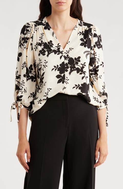 Jacquard Floral Top
