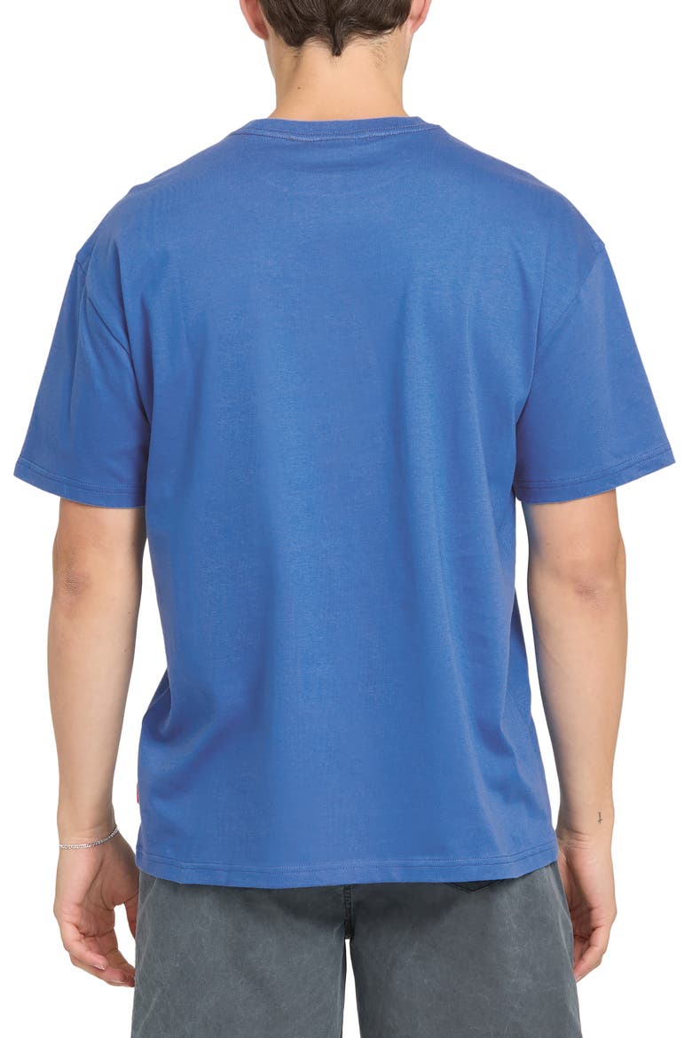 Young Guns Impaired Oversize Graphic Cotton T-Shirt, Alternate, color, NEBULAS BLUE