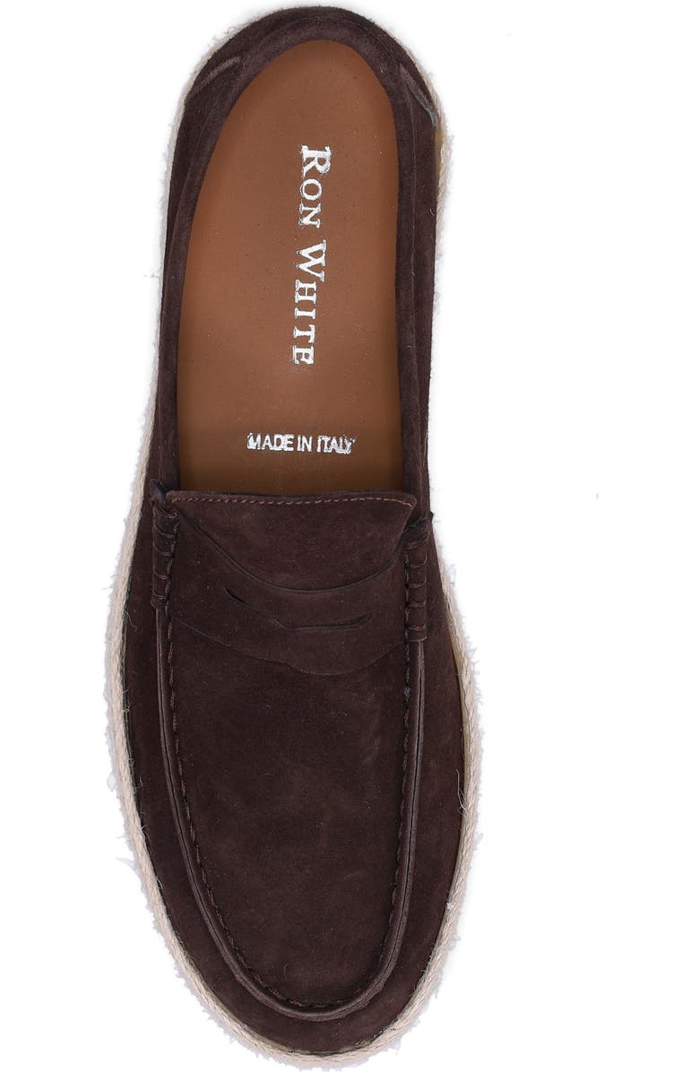 Ron White Dylan Penny Loafer Sneaker, Alternate, color, Chocolate