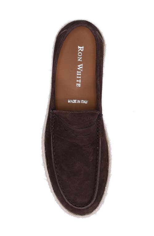 Ron White Dylan Penny Loafer Sneaker In Brown