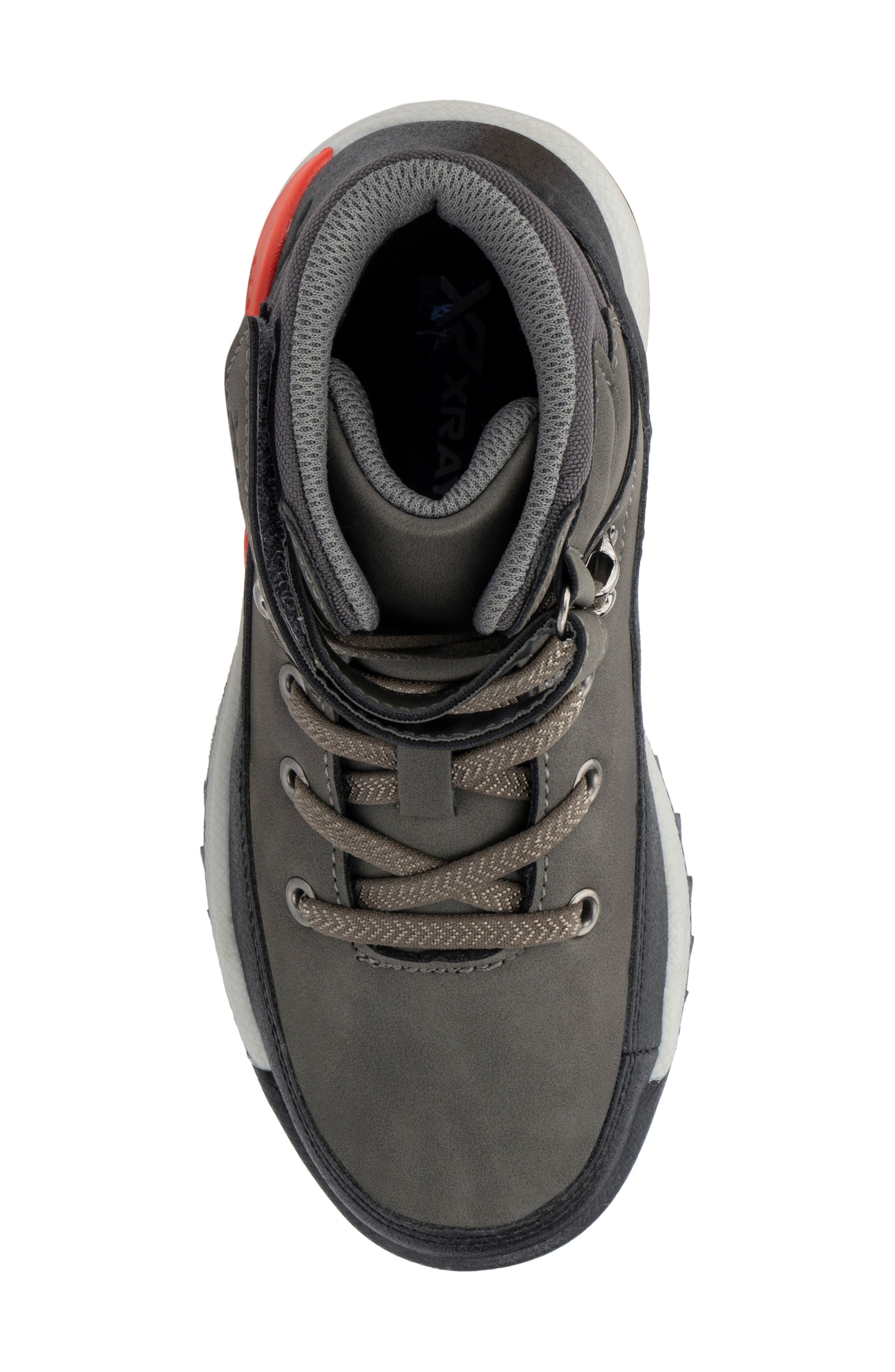 Kids' Matty Lace-up Outdoor Boot, Alternate, color, GREY