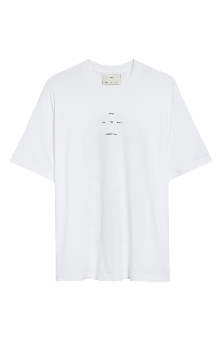 SONG FOR THE MUTE Oversize Logo Graphic T-Shirt, Alternate, color,