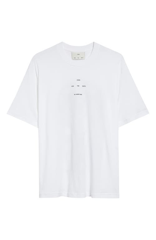 SONG FOR THE MUTE SONG FOR THE MUTE OVERSIZE LOGO GRAPHIC T-SHIRT