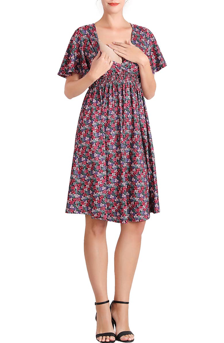Kimi and Kai Evin Maternity/Nursing Dress, Alternate, color,