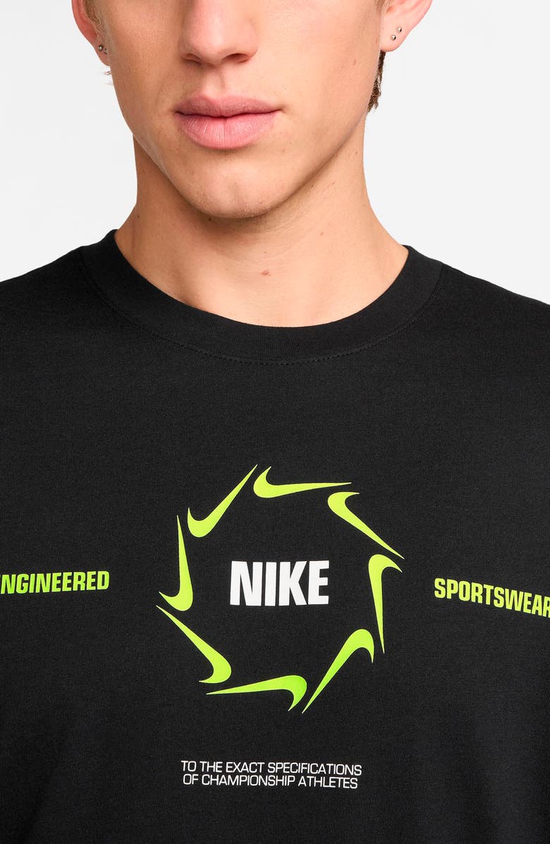 Nike Logo Cotton Graphic T-Shirt, Alternate, color, 