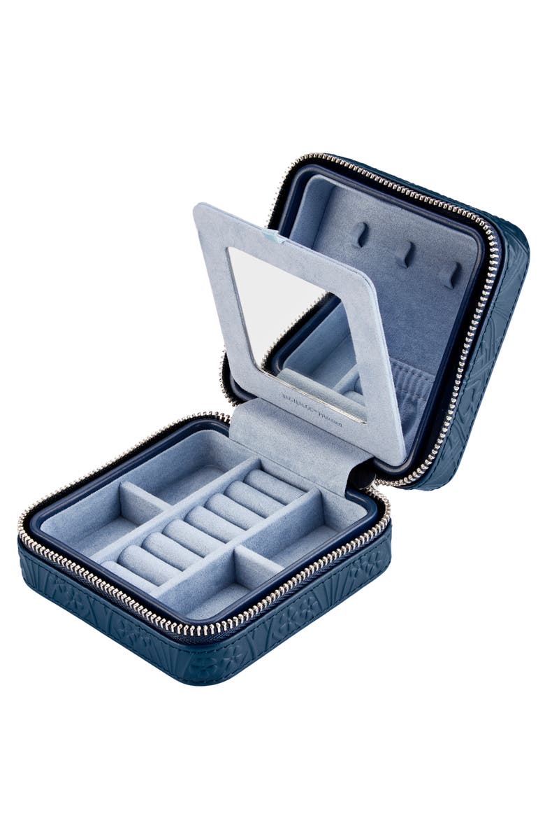 WOLF X LIBERTY Small Travel Zip Case, Alternate, color, Navy