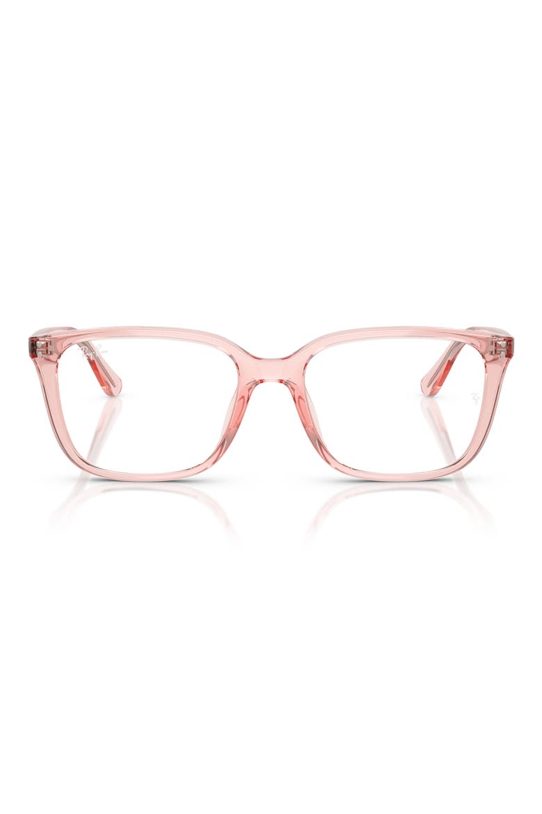 55mm Square Optical Glasses, Main, color, PINK