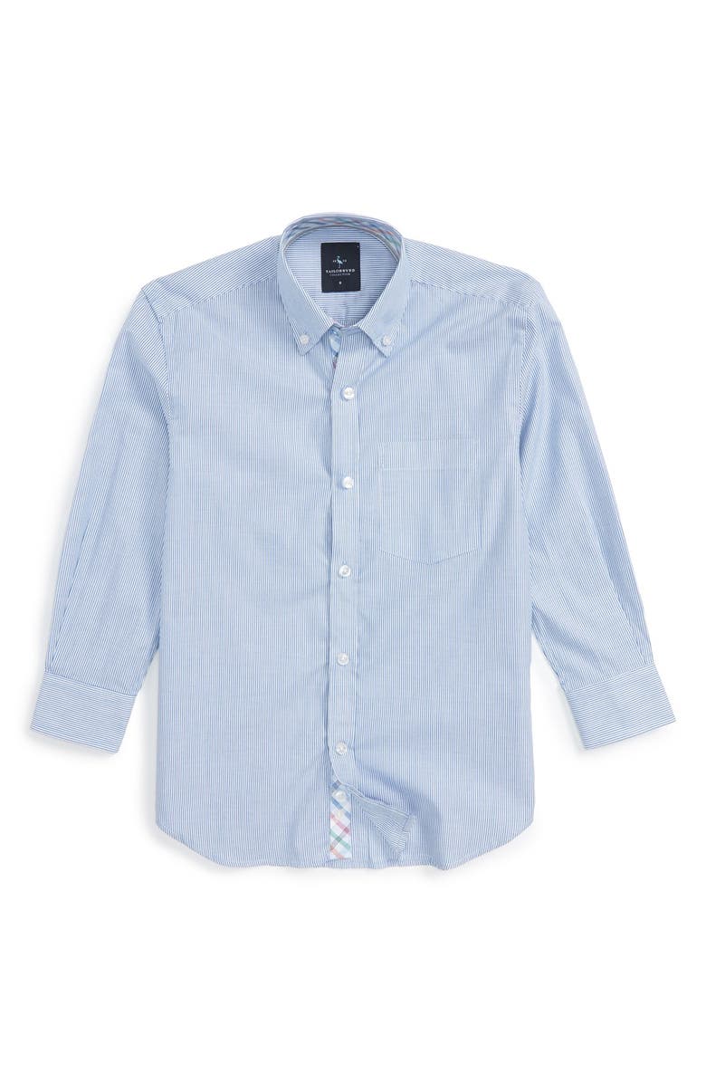 TailorByrd 'Correvon' Stripe Woven Dress Shirt, Main, color, 
