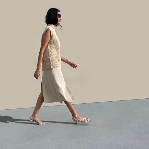 Neil J. Rodgers Janel Sandal In Bone Nappa