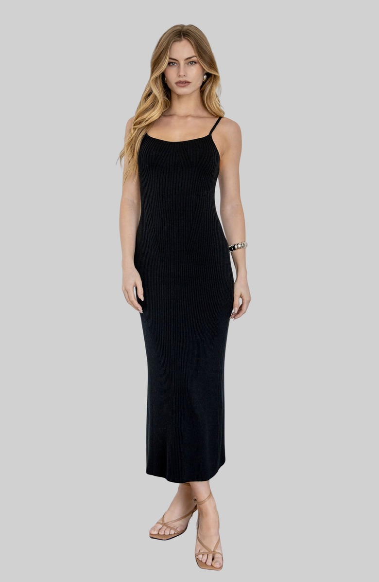 Italic Juliette Featherlight Ribbed Dress, Main, color, 