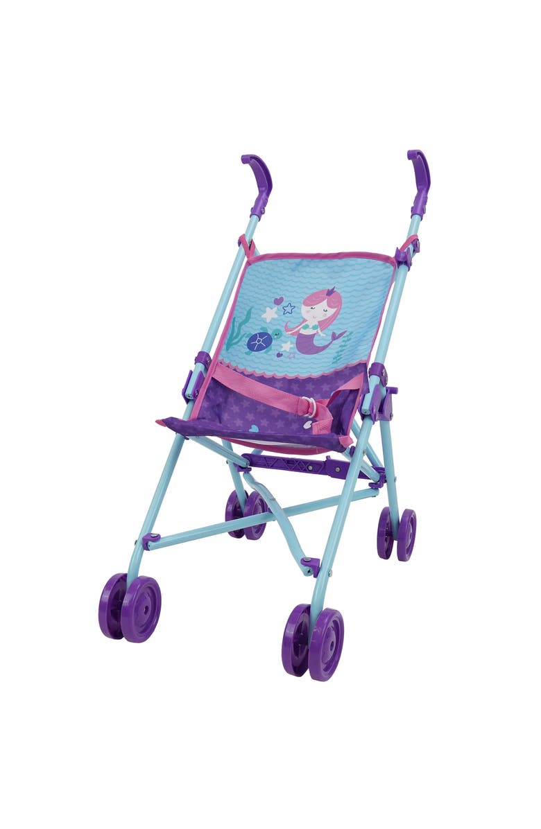 509 Mermaid Doll Umbrella Stroller, Alternate, color, Multicolored