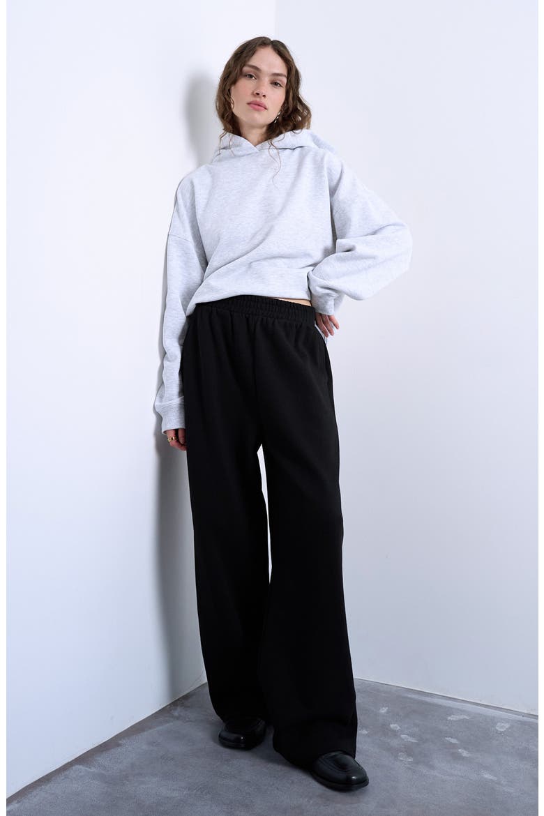 Straight Leg Joggers, Main, color, BLACK