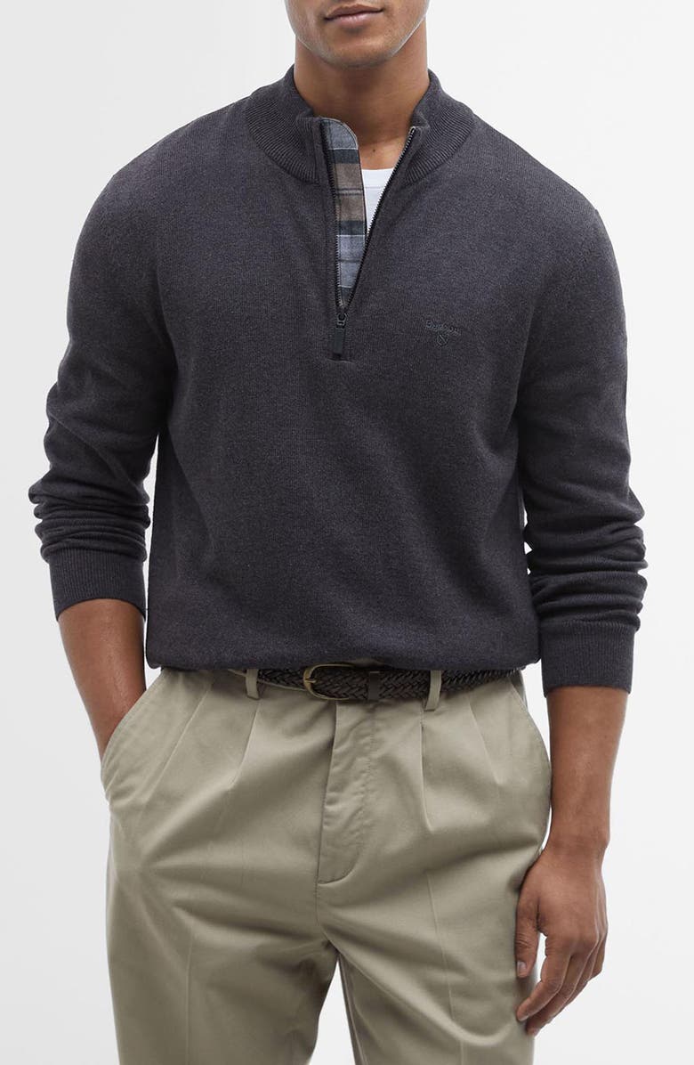 Barbour Avoch Half-Zip Sweater, Main, color, 