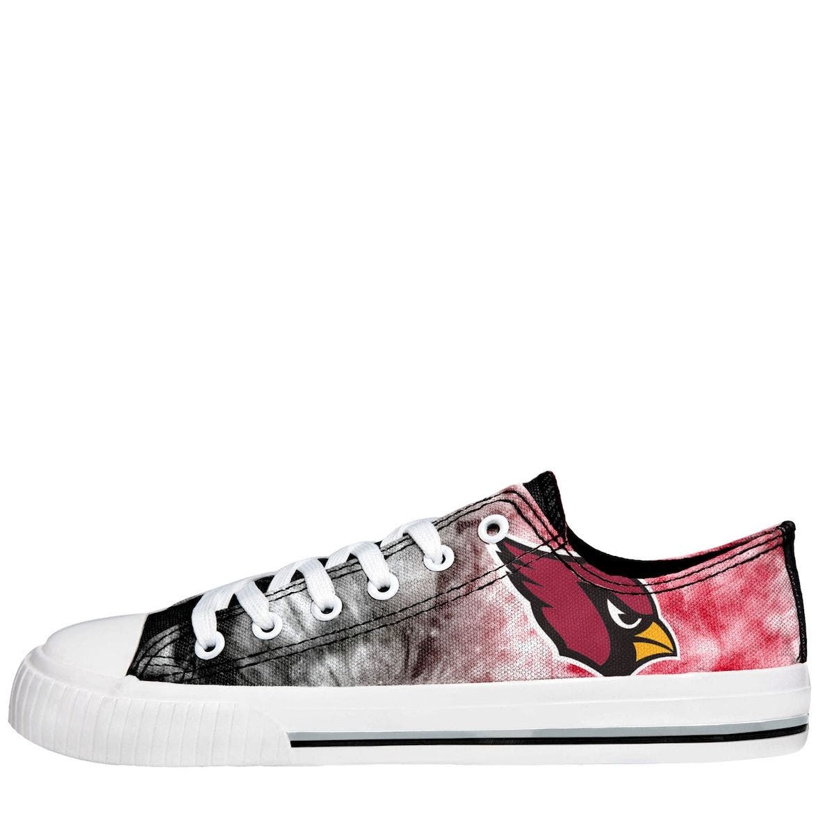 FOCO Women's FOCO Arizona Cardinals Big Logo Tie-Dye Canvas Sneakers, Alternate, color, 