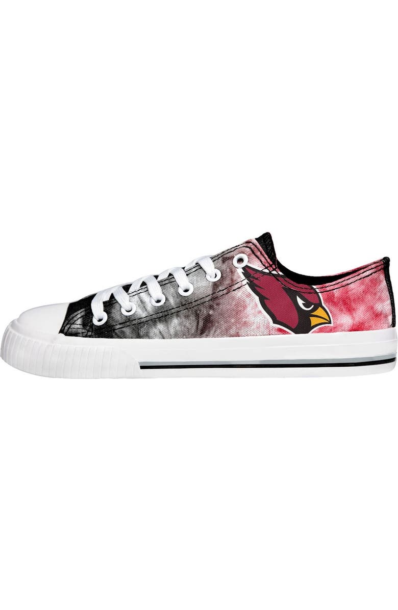 FOCO Women's FOCO Arizona Cardinals Big Logo Tie-Dye Canvas Sneakers, Alternate, color,