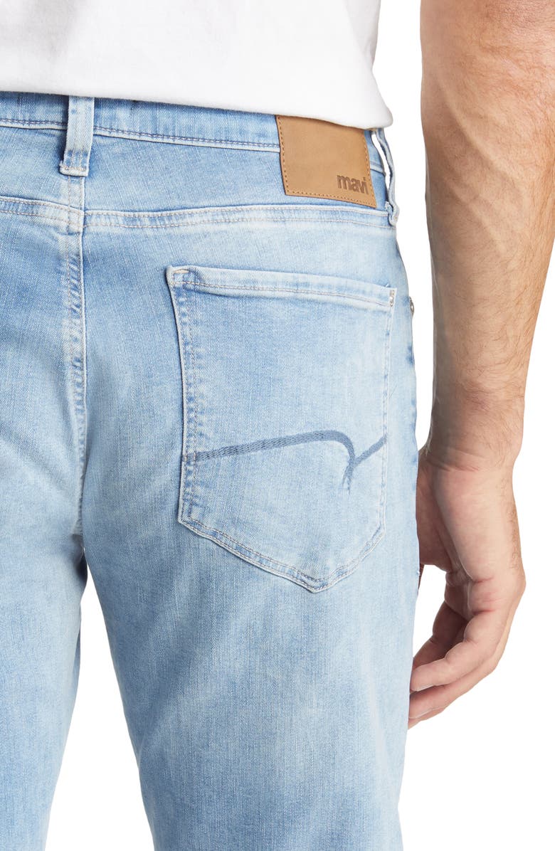 Mavi Jeans Zach Straight Leg Jeans, Alternate, color, T Foggy Feather Blue