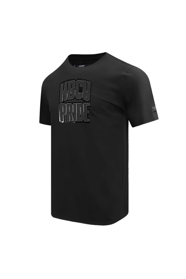 Men's Pro Standard Black HBCU Triple Black T-Shirt, Alternate, color, Black
