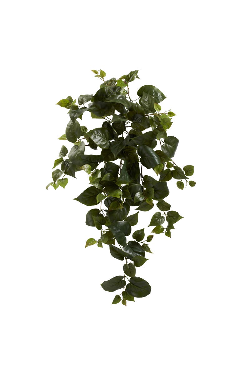 NEARLY NATURAL 34-in Philo Hanging Artificial Plant, Main, color, Green
