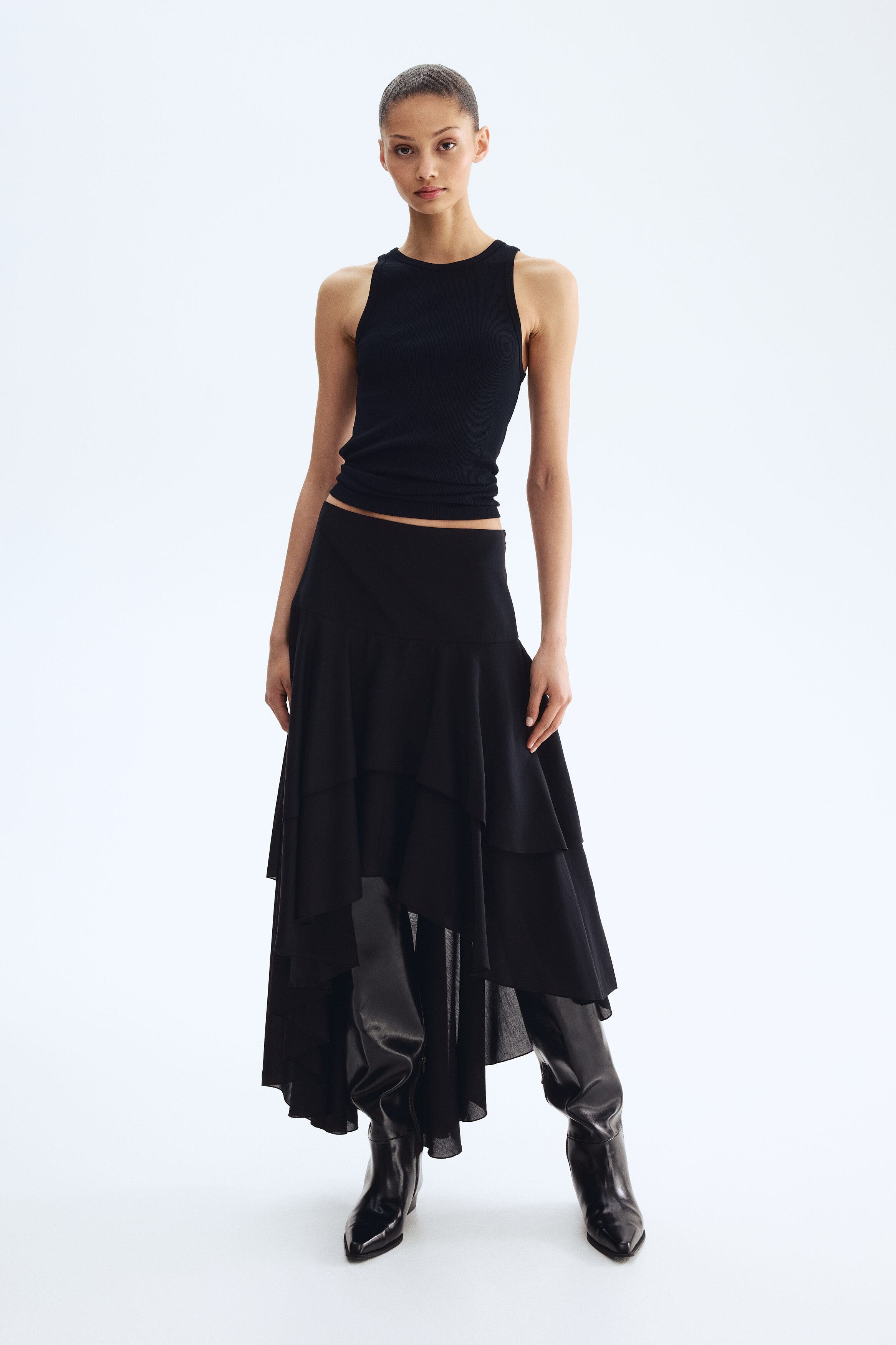 Tiered skirt - image 2