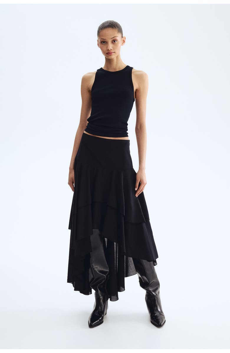 H&M Tiered Skirt, Alternate, color, 