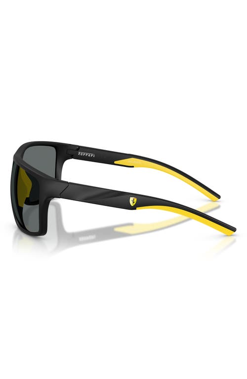 Scuderia Ferrari 63mm Polarized Pillow Sunglasses In Black