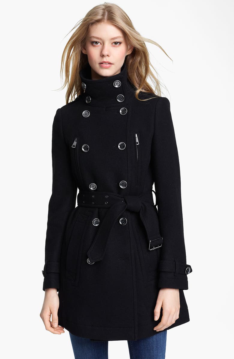 Burberry Brit 'Charcottley' Double Breasted Coat, Main, color, 